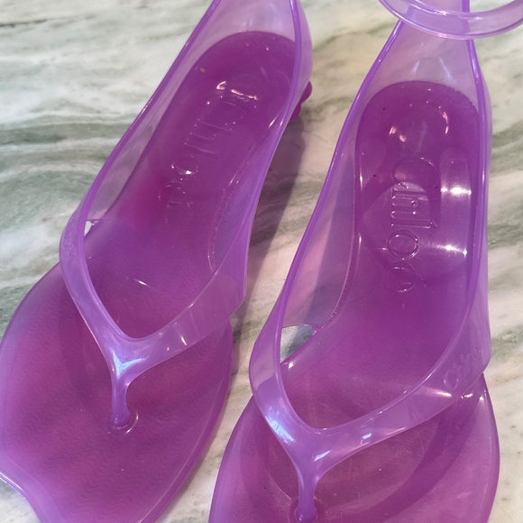 Chloé Jelly Heeled Sandals - Picture 3 of 4